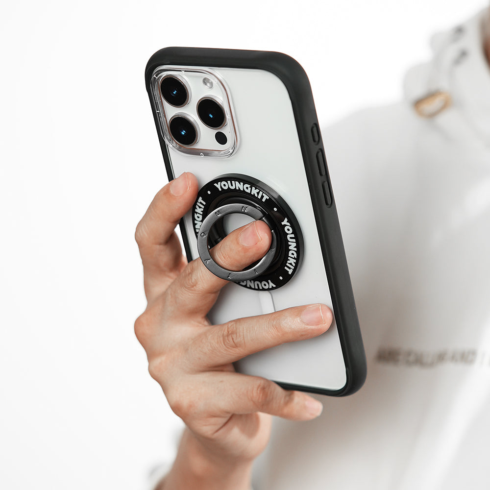 Youngkit Magnetik 360 Derece Dönebilen Double Ring Serisi Parmak Ring Stand Youngkit Magnetik 360 Derece Dönebilen Double Ring Serisi Parmak Ring Stand